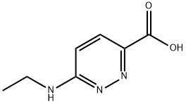 6-(ethylaMino)pyridazine-3-carboxylic acid Struktur