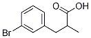 3-(3-broMophenyl)-2-Methylpropanoic acid Struktur