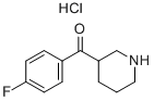 3-(4-FLUOROBENZOYL)PIPERIDINE HYDROCHLORIDE Structure