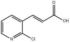 3-(2-CHLORO-3-PYRIDYL)ACRYLIC ACID Struktur