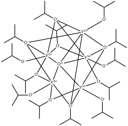 YTTRIUM ISOPROPOXIDE OXIDE Struktur