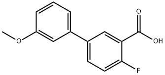 2-Fluoro-5-(3-methoxyphenyl)benzoic acid Struktur