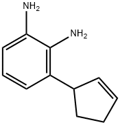 1,2-Benzenediamine,  3-(2-cyclopenten-1-yl)- Struktur