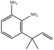 1,2-Benzenediamine,  3-(1,1-dimethyl-2-propenyl)-  (9CI) Struktur