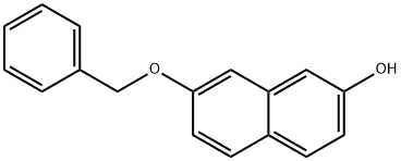 7-(BENZYLOXY)-2-NAPHTHOL Struktur