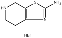 4,5,6,7-Tetrahydro[1,3]thiazolo[5,4-c]pyridin-2-amine dihydrobromide Struktur