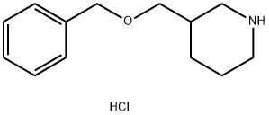 3-[(BENZYLOXY)METHYL]PIPERIDINE HYDROCHLORIDE Struktur