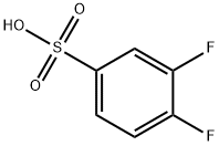 3,4-Difluoro-benzenesulfonic acid Struktur