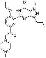 Nor-acetildenafil-d8 Struktur