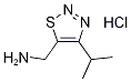 C-(4-Isopropyl-[1,2,3]thiadiazol-5-yl)-methylamine hydrochloride Struktur