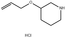 3-(Allyloxy)piperidine hydrochloride Struktur