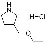 3-(ETHOXYMETHYL)PYRROLIDINE HYDROCHLORIDE Struktur