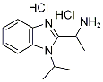 1-(1-Isopropyl-1H-benzoimidazol-2-yl)-ethylaminedihydrochloride Struktur