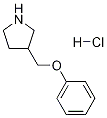 3-(PHENOXYMETHYL)PYRROLIDINE HYDROCHLORIDE Struktur