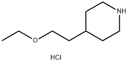 4-(2-ETHOXYETHYL)PIPERIDINE HYDROCHLORIDE Struktur