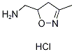 [(3-methyl-4,5-dihydroisoxazol-5-yl)methyl]amine hydrochloride Struktur