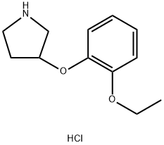 3-(2-ETHOXYPHENOXY)PYRROLIDINE HYDROCHLORIDE Struktur