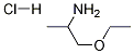 1-ETHOXY-2-PROPANAMINE HYDROCHLORIDE Struktur