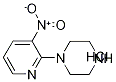 1-(3-Nitro-pyridin-2-yl)-piperazine hydrochloride, 98+% C9H13ClN4O2, MW: 244.68 Struktur