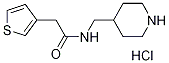 N-piperidin-4-ylMethyl-2-thiophen-3-yl-acetaMide hydrochloride, 98+% C12H19ClN2OS, MW: 274.85 Structure