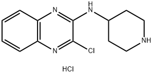 (3-Chloro-quinoxalin-2-yl)-piperidin-4-yl-aMine hydrochloride, 98+% C13H16Cl2N4, MW: 299.20 Struktur