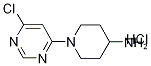 1-(6-Chloro-pyriMidin-4-yl)-piperidin-4-ylaMine hydrochloride, 98+% C9H14Cl2N4, MW: 249.14 Struktur