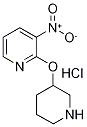 3-Nitro-2-(piperidin-3-yloxy)-pyridine hydrochloride, 98+% C10H14ClN3O3, MW: 259.69 Struktur