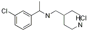 [1-(3-Chloro-phenyl)-ethyl]-piperidin-4-ylMethyl-aMine hydrochloride, 98+% C14H22Cl2N2, MW: 289.25 Struktur