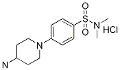 4-(4-aMinopiperidin-1-yl)-N,N-diMethylbenzenesulfonaMide hydrochloride, 98+% C13H22ClN3O2S, MW: 319.85 Struktur