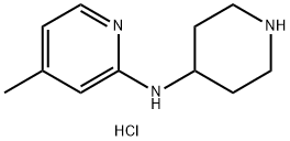 (4-Methyl-pyridin-2-yl)-piperidin-4-yl-aMine hydrochloride, 98+% C11H18ClN3, MW: 227.73 Struktur