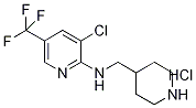 (3-Chloro-5-trifluoroMethyl-pyridin-2-yl)-piperidin-4-ylMethyl-aMine hydrochloride, 98+% C12H16Cl2F3N3, MW: 330.18 Struktur