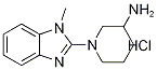 1-(1-Methyl-1H-benzoiMidazol-2-yl)-piperidin-3-ylaMine hydrochloride, 98+% C13H19ClN4, MW: 266.78 Struktur