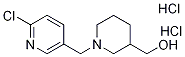 [1-(6-Chloro-pyridin-3-ylMethyl)-piperidin-3-yl]-Methanol dihydrochloride, 98+% C12H19Cl3N2O, MW: 313.65 Struktur