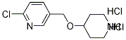 2-Chloro-5-(piperidin-4-yloxyMethyl)-pyridine dihydrochloride, 98+% C11H17Cl3N2O, MW: 299.62 Struktur