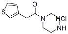 1-Piperazin-1-yl-2-thiophen-3-yl-ethanone hydrochloride, 98+% Struktur