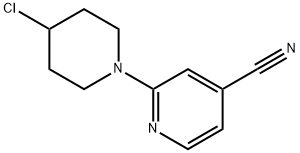 2-(4-chloropiperidin-1-yl)isonicotinonitrile, 98+% C11H12ClN3, MW: 221.69 Struktur