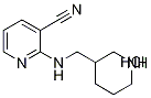 2-[(Piperidin-3-ylMethyl)-aMino]-nicotinonitrile hydrochloride, 98+% C12H17ClN4, MW: 252.74 Struktur