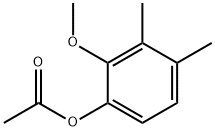 ACETIC ACID 2-METHOXY-3,4-DIMETHYL-PHENYL ESTER Struktur