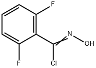 2,6-DIFLUORO-N-HYDROXYBENZENECARBOXIMIDOYL CHLORIDE Struktur