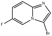 IMidazo[1,2-a]pyridine, 3-broMo-6-fluoro- Struktur