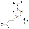 5-(1-aziridinyl)-3-nitro-1-(3-oxo-1-butyl)-1,2,4-triazole Struktur