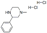 1-Methyl-3-PhenylPiperazine Dihydrochloride Struktur