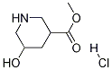 Methyl 5-Hydroxypiperidine-3-carboxylate Hydrochloride Struktur