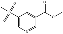 Methyl 5-(Methylsulfonyl)nicotinate Struktur