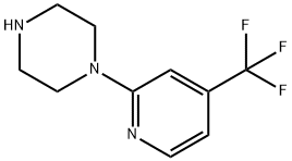 1-(4-Trifluoromethyl-pyridin-2-yl)-piperazine Struktur