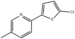 2-(5-Chloro-2-thienyl)-5-methylpyridine Struktur