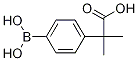 2-(4-Boronophenyl)-2-methylpropanoic acid Struktur