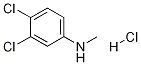 3,4-Dichloro-N-methylaniline hydrochloride Struktur