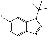 1-t-Butyl-6-fluorobenzoimidazole Struktur