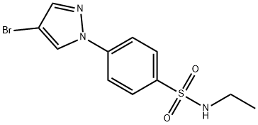 4-(4-Bromo-1H-pyrazol-1-yl)-N-ethylbenzenesulfonamide Struktur